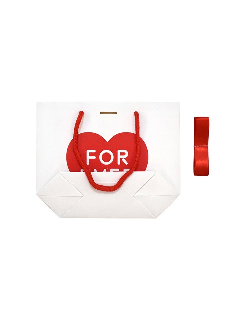 10PCS Heart Love Gift Paper Bags with Handle – Folding Candy & Favor Packaging for Wedding, Valentine’s Day, Party Gifts - Image 5